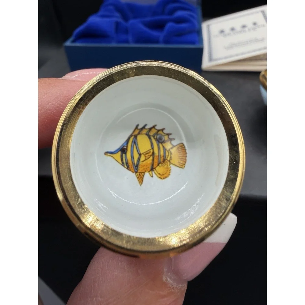 🐢✨ Halcyon Days Enamels 3D Turtle Trinket Box – Vintage Collectible ✨🐢